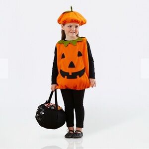 EUC size kids 4-6 Pottery Barn Kids Pumpkin Costume kids